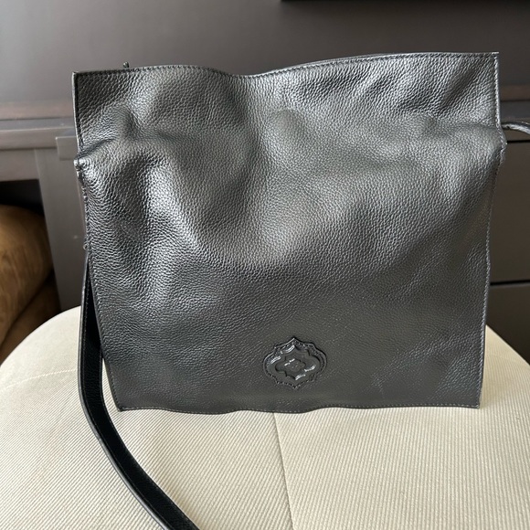 ORYANY Black Crossbody Leather Bag - Picture 1 of 16